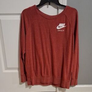 Nike Maroon Long Sleeve Top